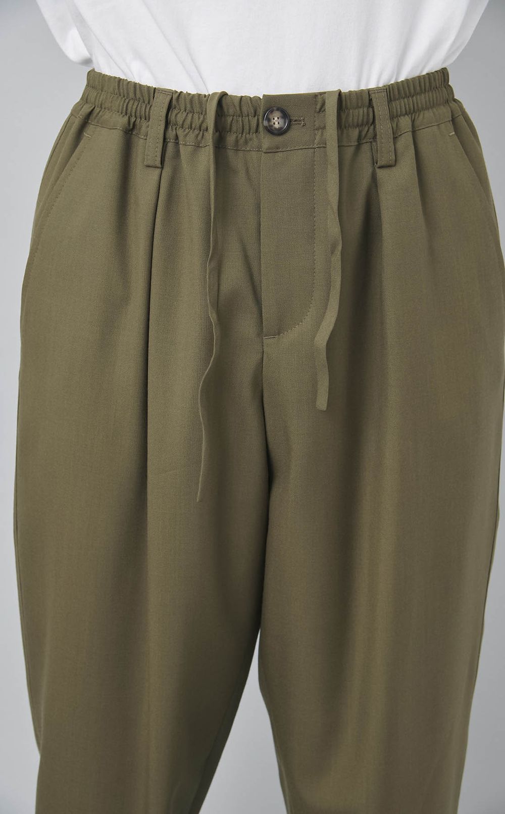 トロピカルウールタックパンツ