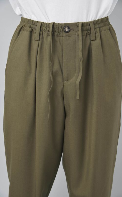 トロピカルウールタックパンツ