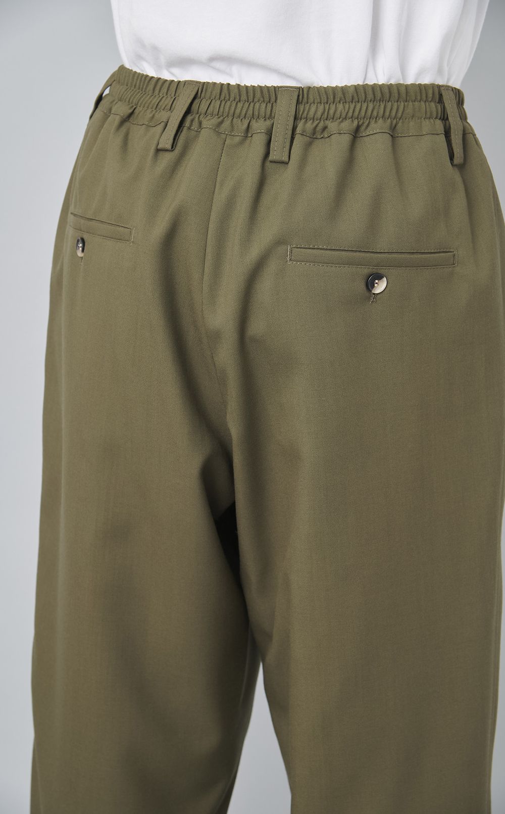 トロピカルウールタックパンツ