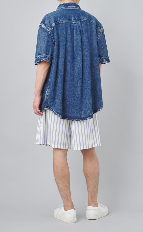 ショートスリーブデニムシャツ