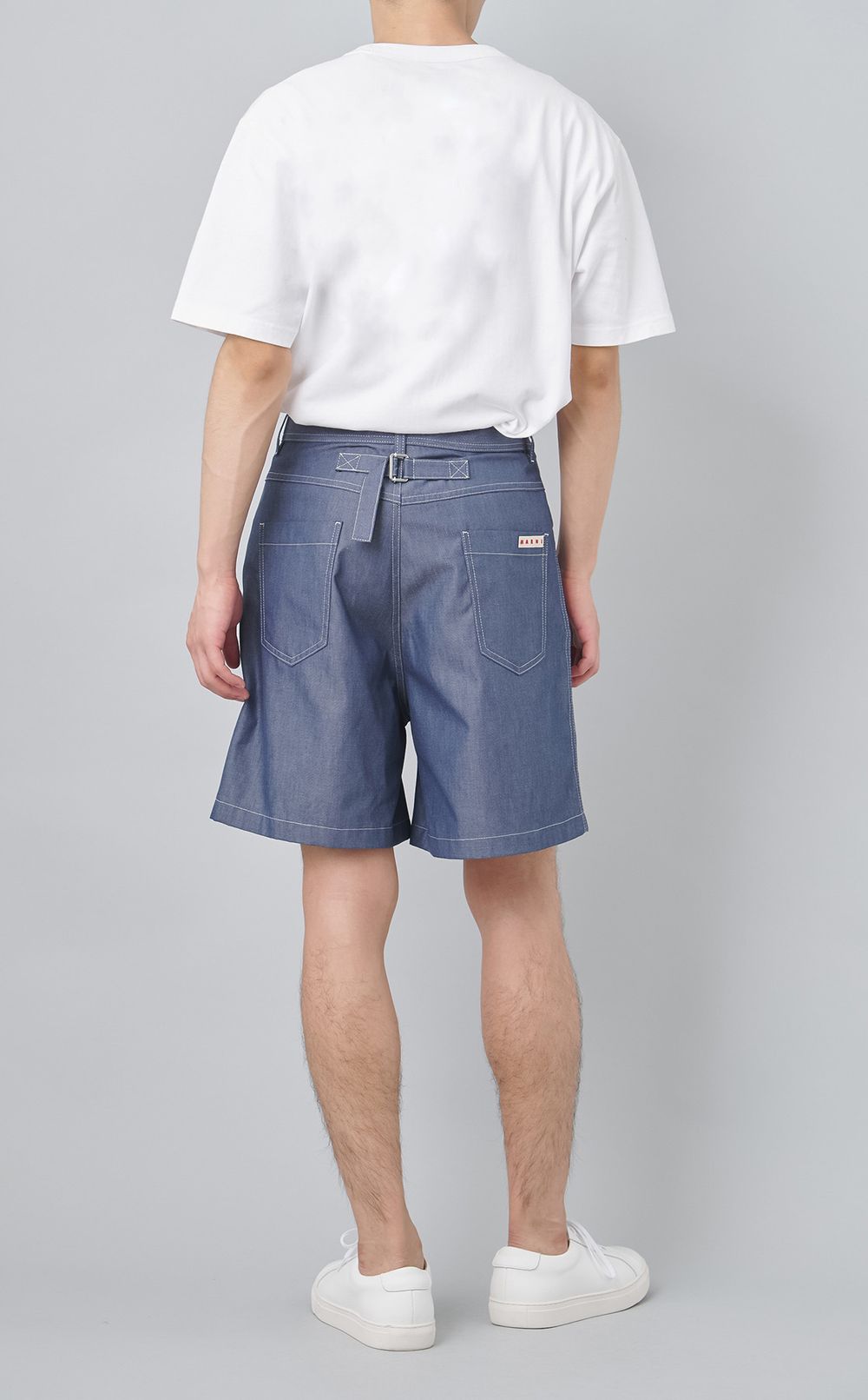 シャンブレーショートトラウザーズ