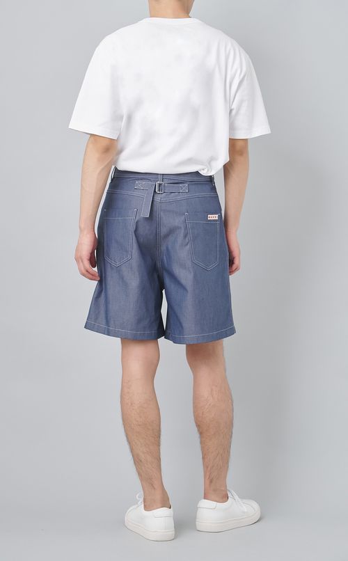 シャンブレーショートトラウザーズ