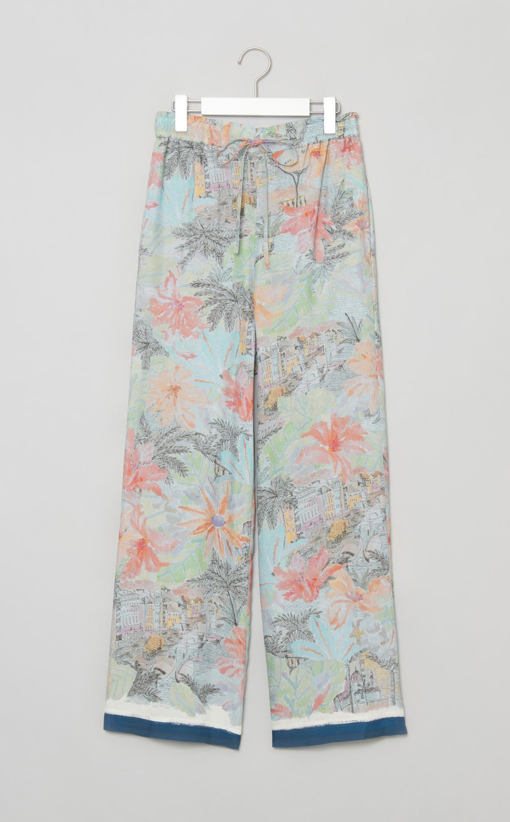 スカーフプリントパンツ