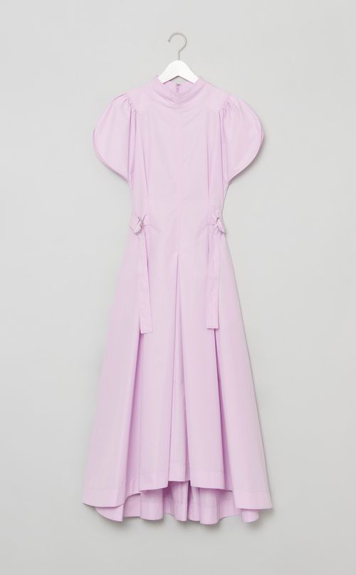 ギャザースリーブサイドタイワンピース