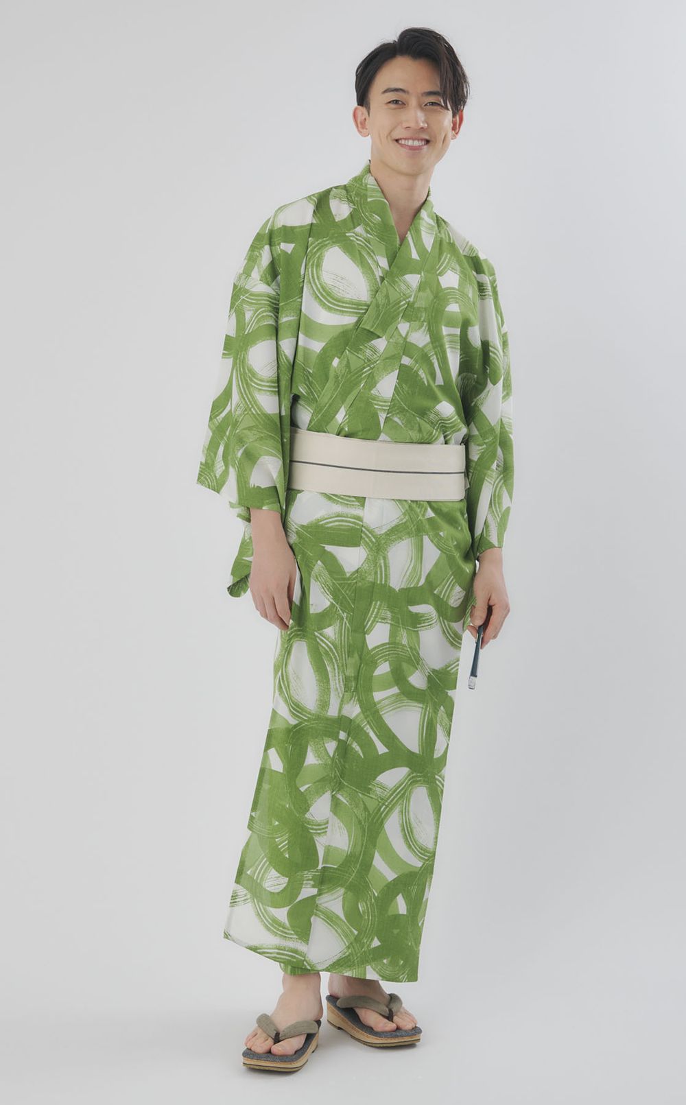 【別注】メンズ浴衣（軌跡柄）