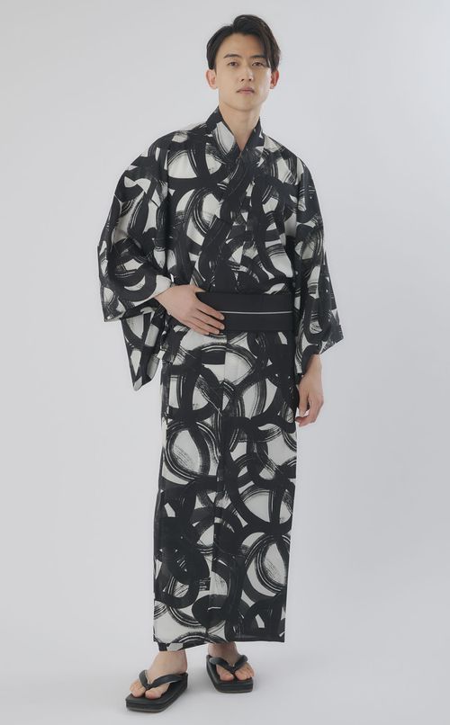 【別注】メンズ浴衣（軌跡柄）
