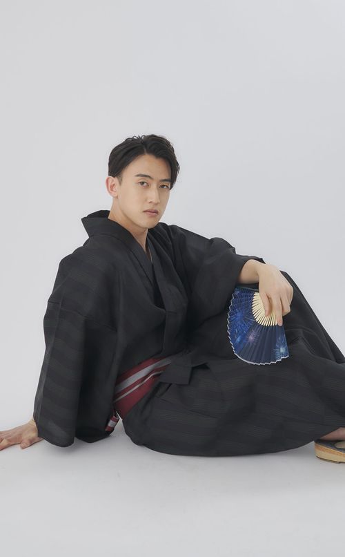 メンズ浴衣 杉綾