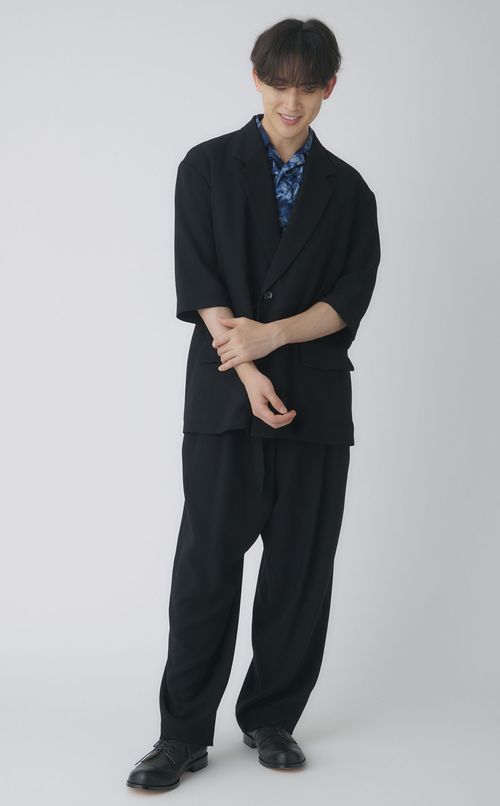 ワイド2タックパンツ