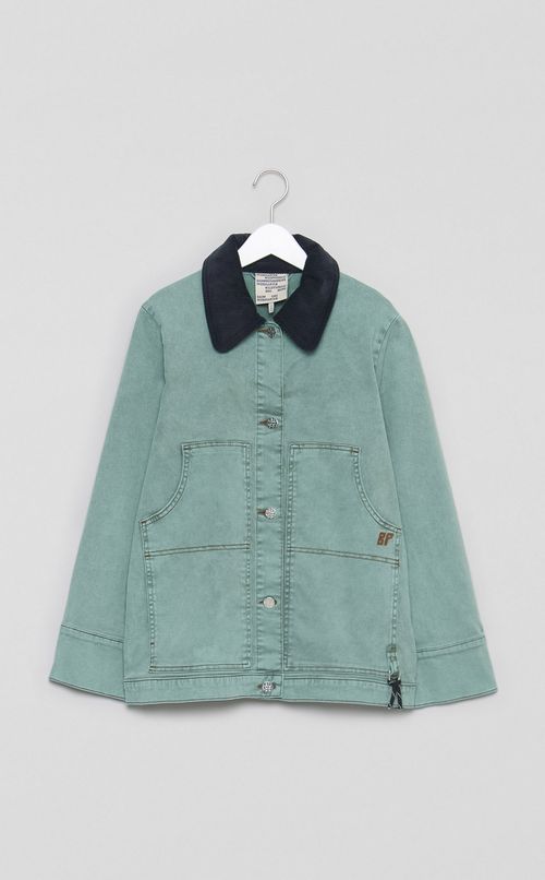 コットンツイルカバーオールブルゾン