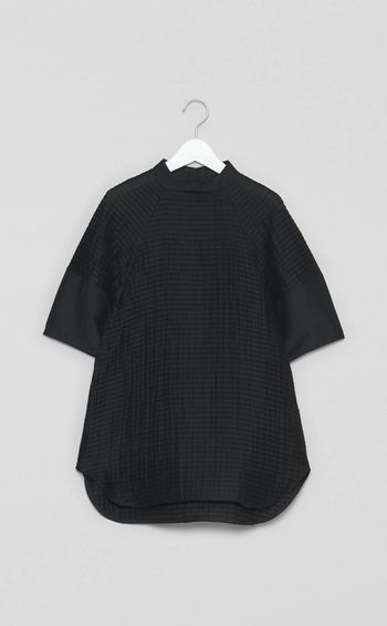 ピンタックコクーンスリーブブラウス