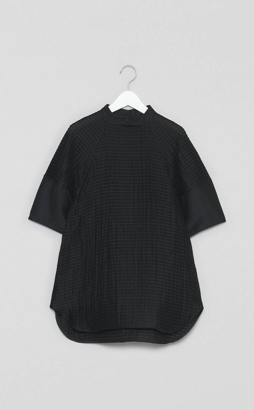 ピンタックコクーンスリーブブラウス