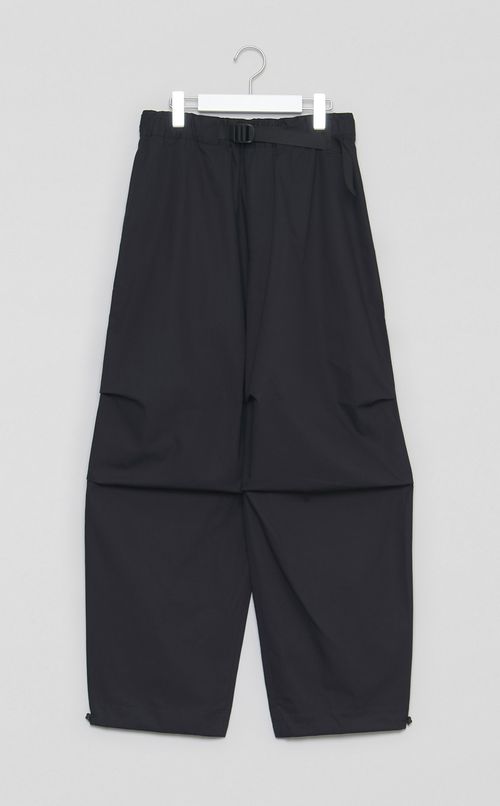 コットンスラブベルテッドパンツ