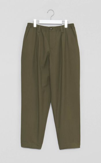 トロピカルウールタックパンツ