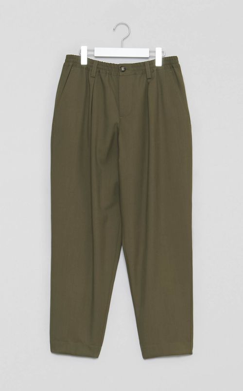 トロピカルウールタックパンツ