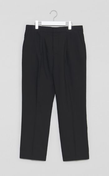 リネンプリーツトラウザー