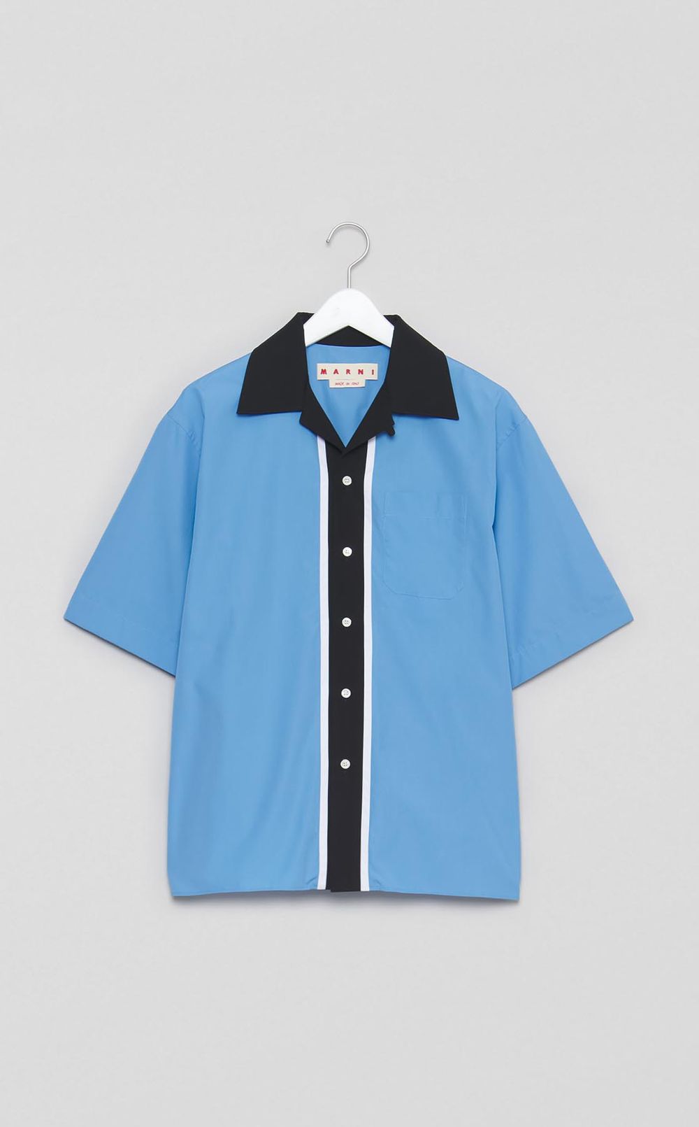 バイカラーショートスリーブシャツ