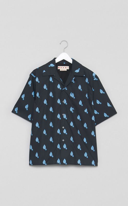 ドロッププリントショートスリーブシャツ
