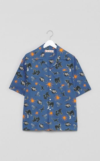 プリントショートスリーブシャツ