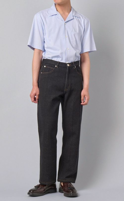 ワイドデニムパンツ