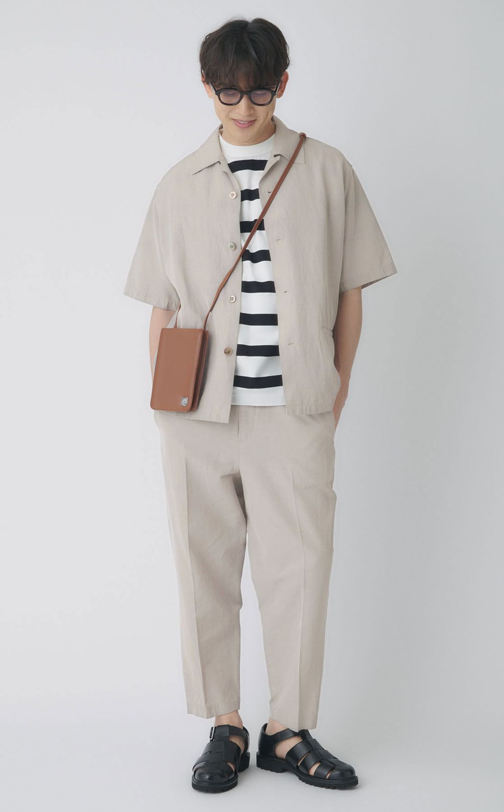 ウェザーオープンカラーシャツ