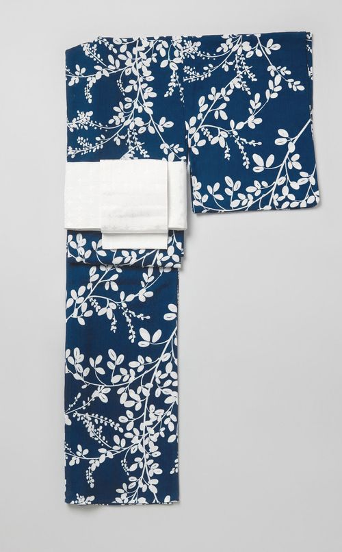 浴衣萩柄