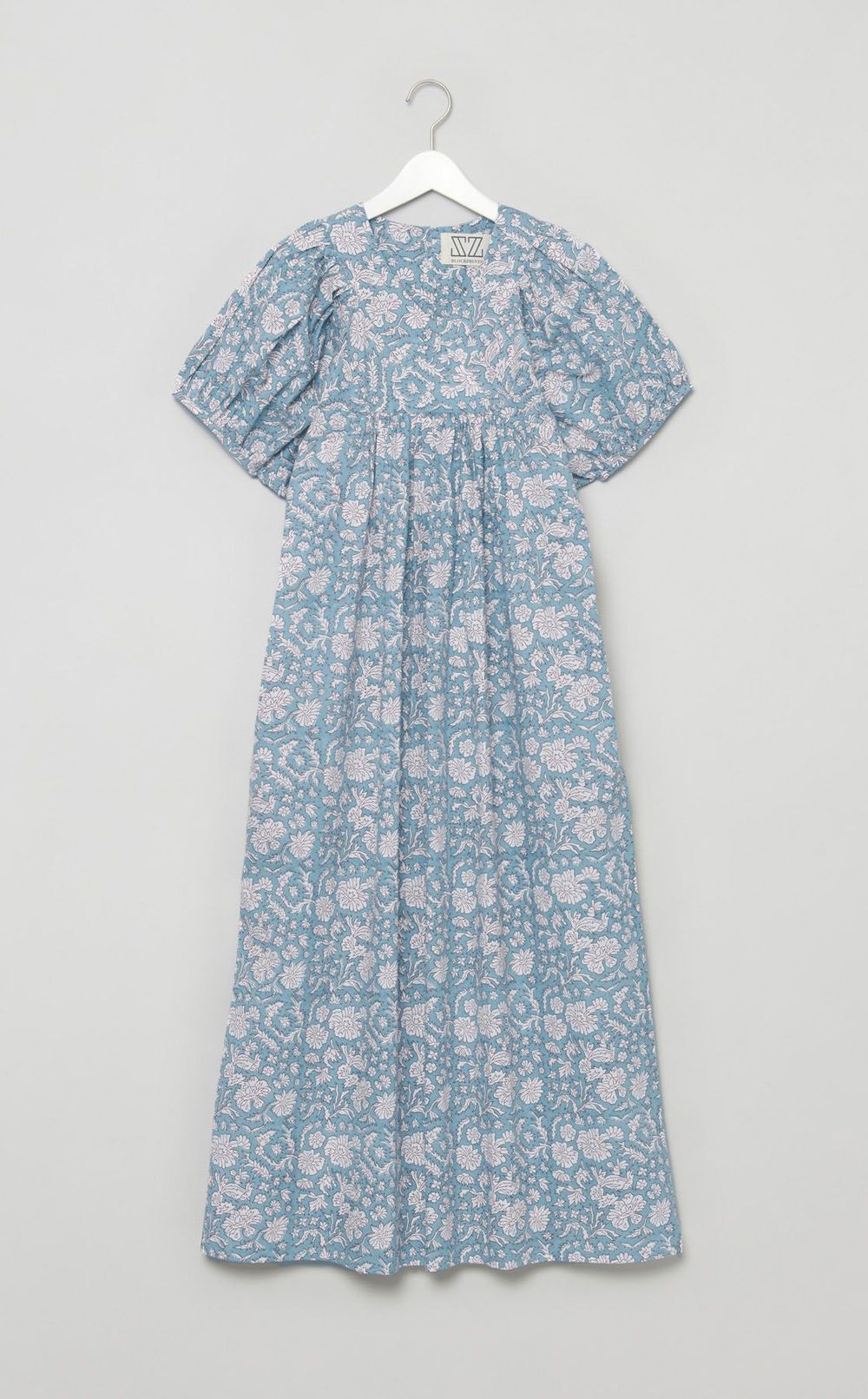 ストライプフラワーワンピース