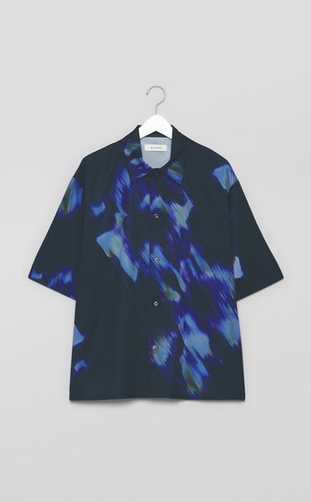 ハーフスリーブプリントシャツ