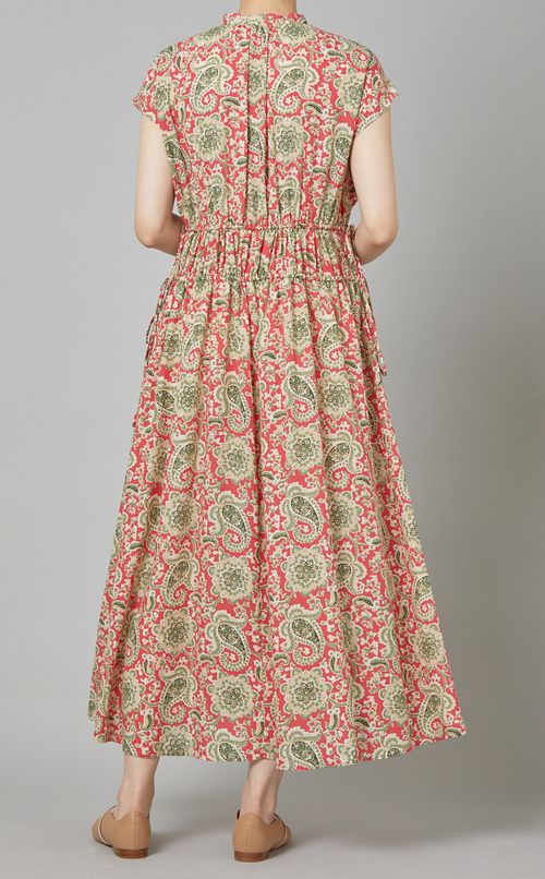 マルチプリントフレアワンピース