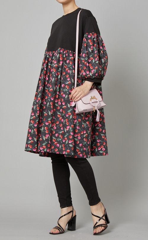 チェリープリントフレアワンピース