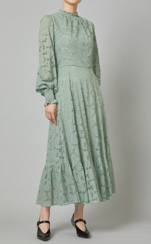 レースフレアワンピース