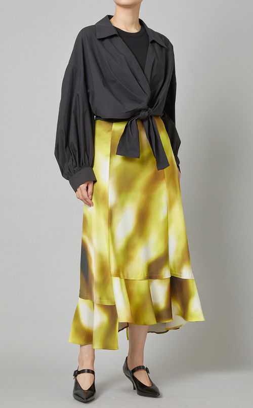 ドレープショートシャツ