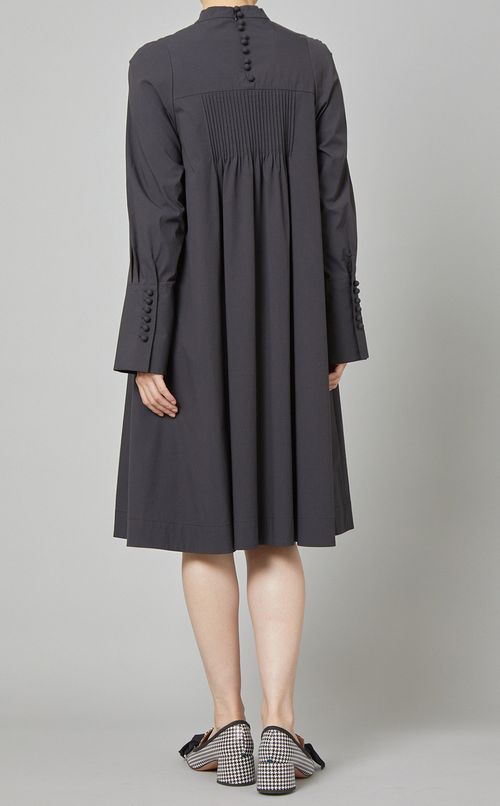 フロントタックフレアワンピース