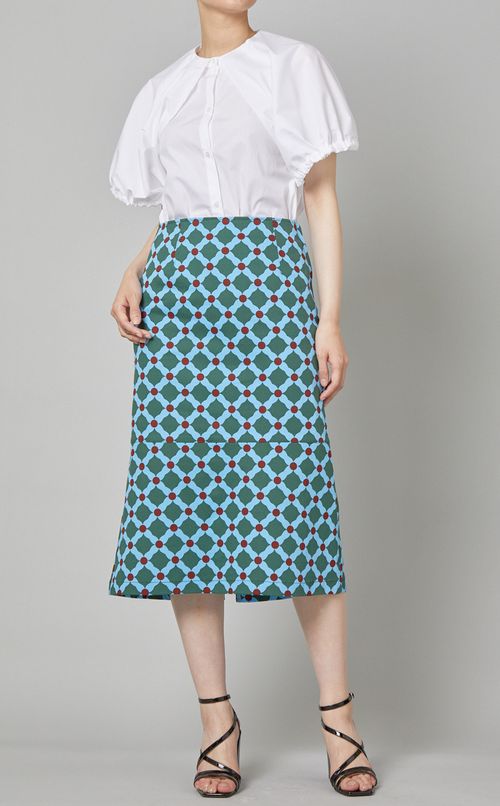 ケープデザインブラウス