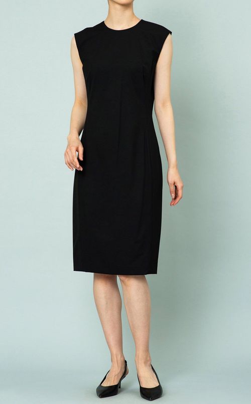 ストレッチノースリーブワンピース