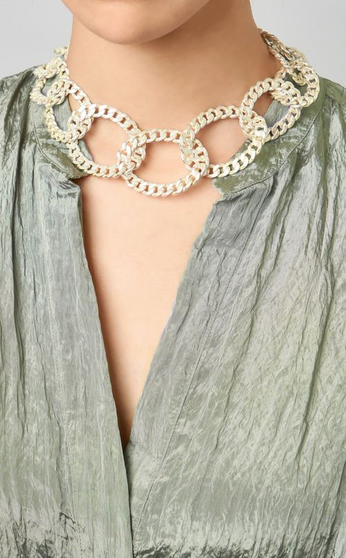 チェーンサークルネックレス