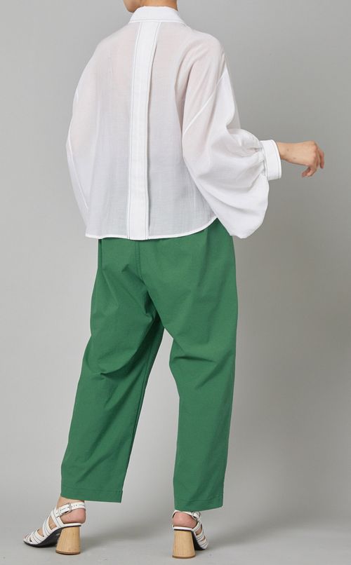 ドルマンスリーブステッチブラウス