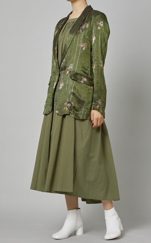 ダブルスリーブギャザーワンピース