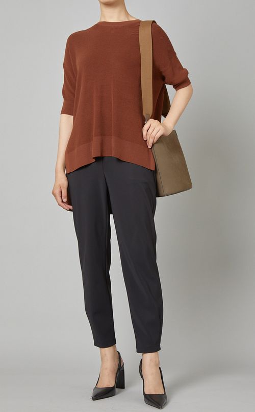 オーバルバケットバッグ