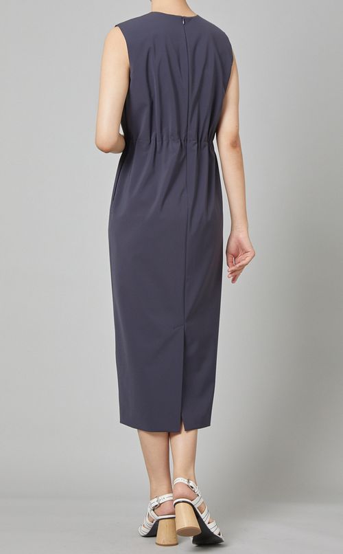 ウエストタッククレープワンピース