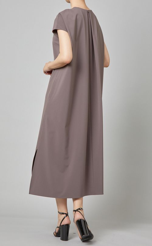 バックタッククレープワンピース