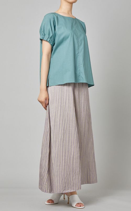 ストライプマキシスカート