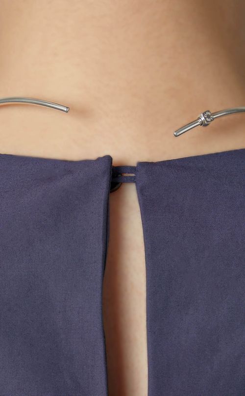 パールチャーム付チョーカー