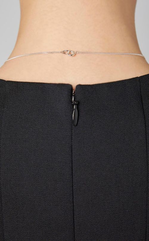 シルバードロップネックレス