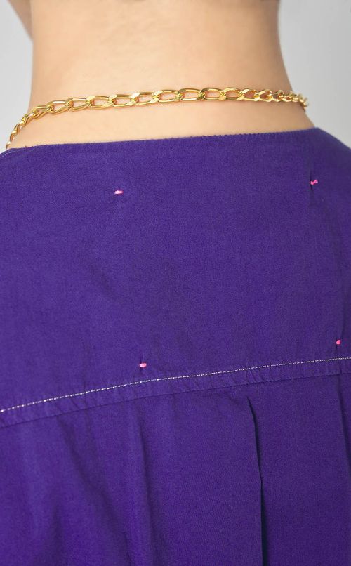 ゴールドチェーンラリエットネックレス