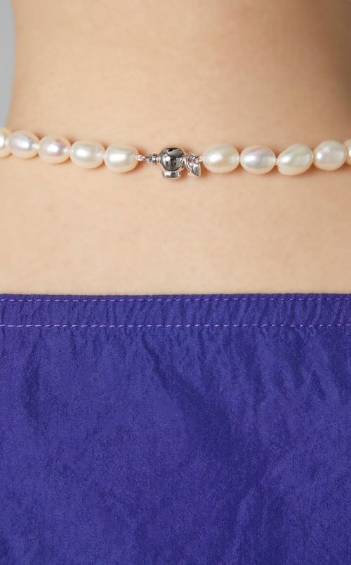 フラワーパールショートネックレス