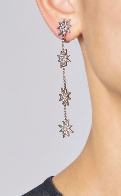 スターパーツロングイヤリング