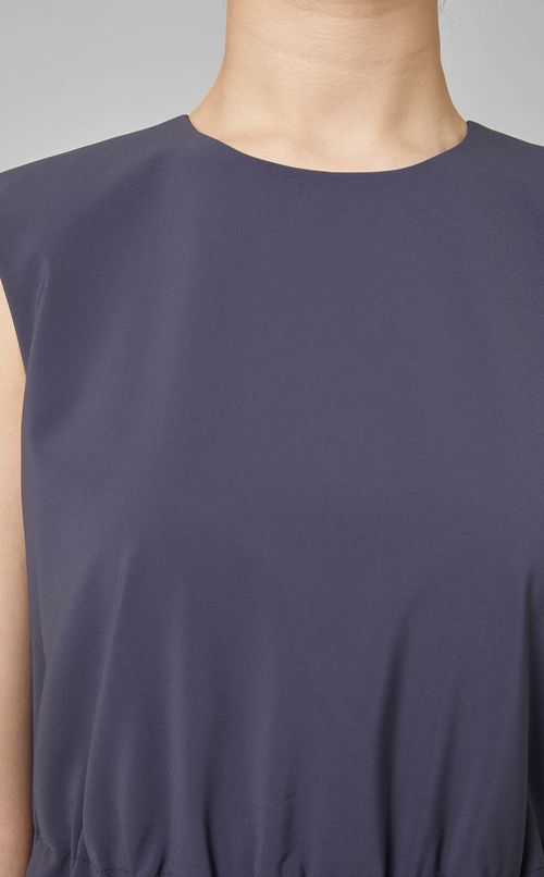 ウエストタッククレープワンピース