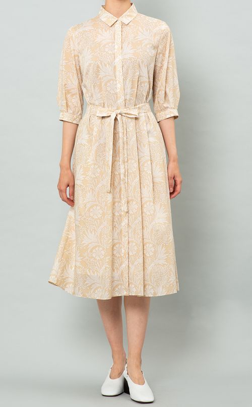 フラワープリントワンピース