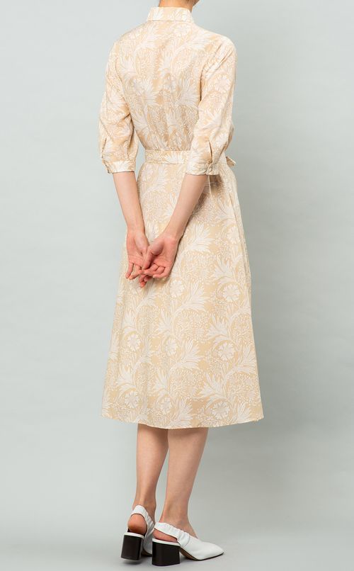 フラワープリントワンピース