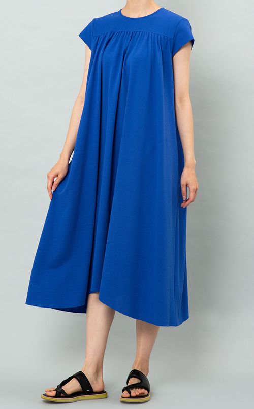 ヨークギャザーAラインワンピース